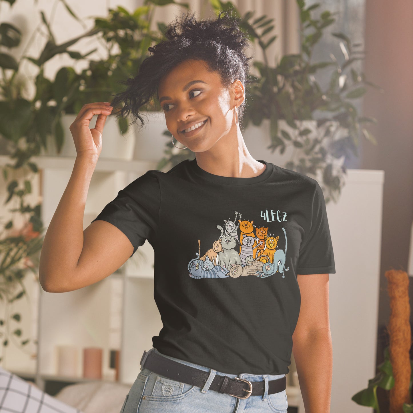 Cat Lady Short-Sleeve Unisex T-Shirt