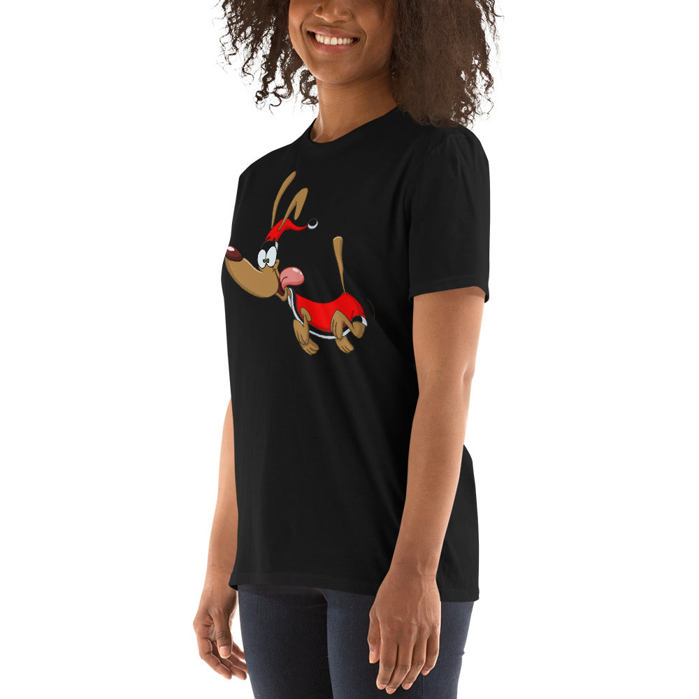 Santa Pup Short-Sleeve Unisex T-Shirt