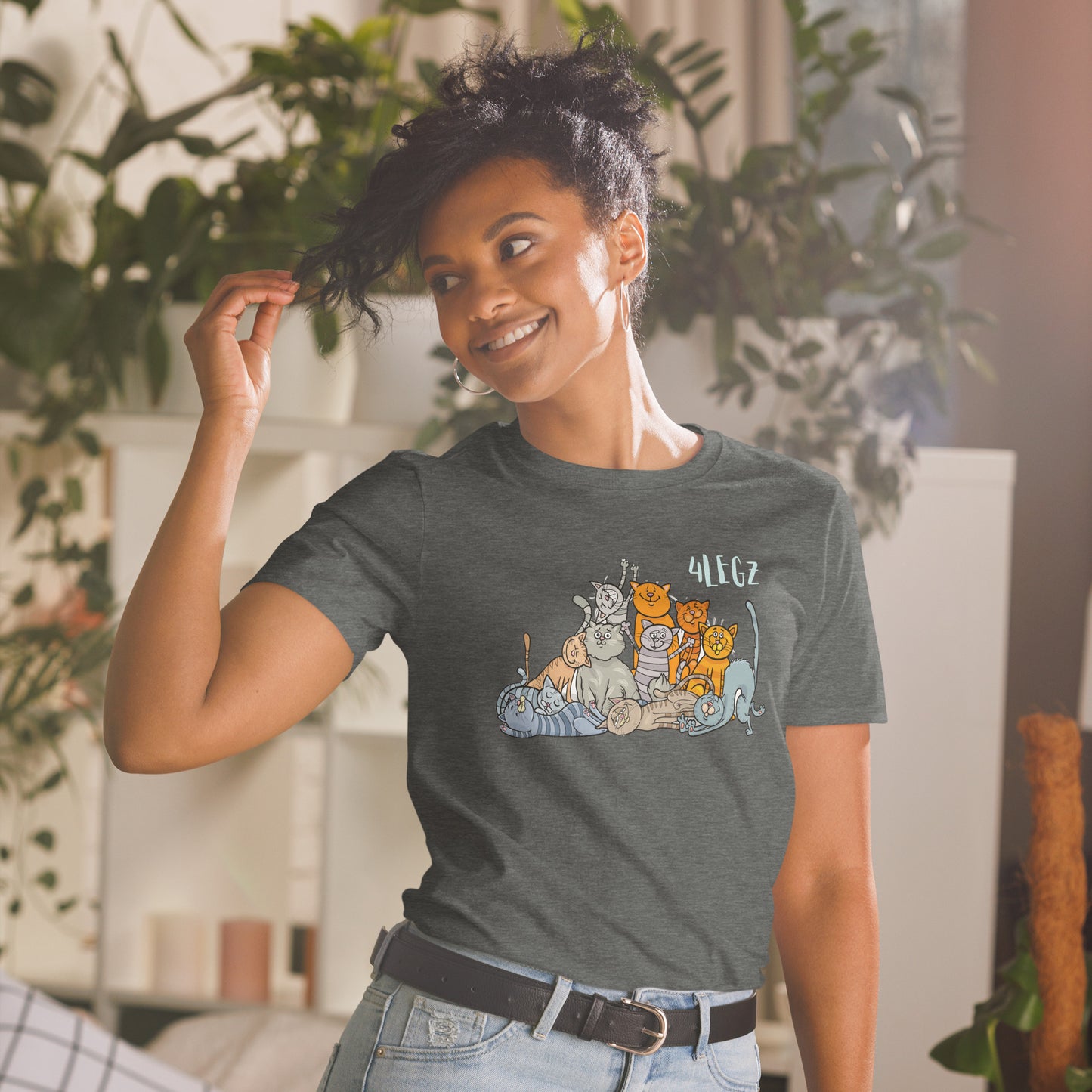 Cat Lady Short-Sleeve Unisex T-Shirt