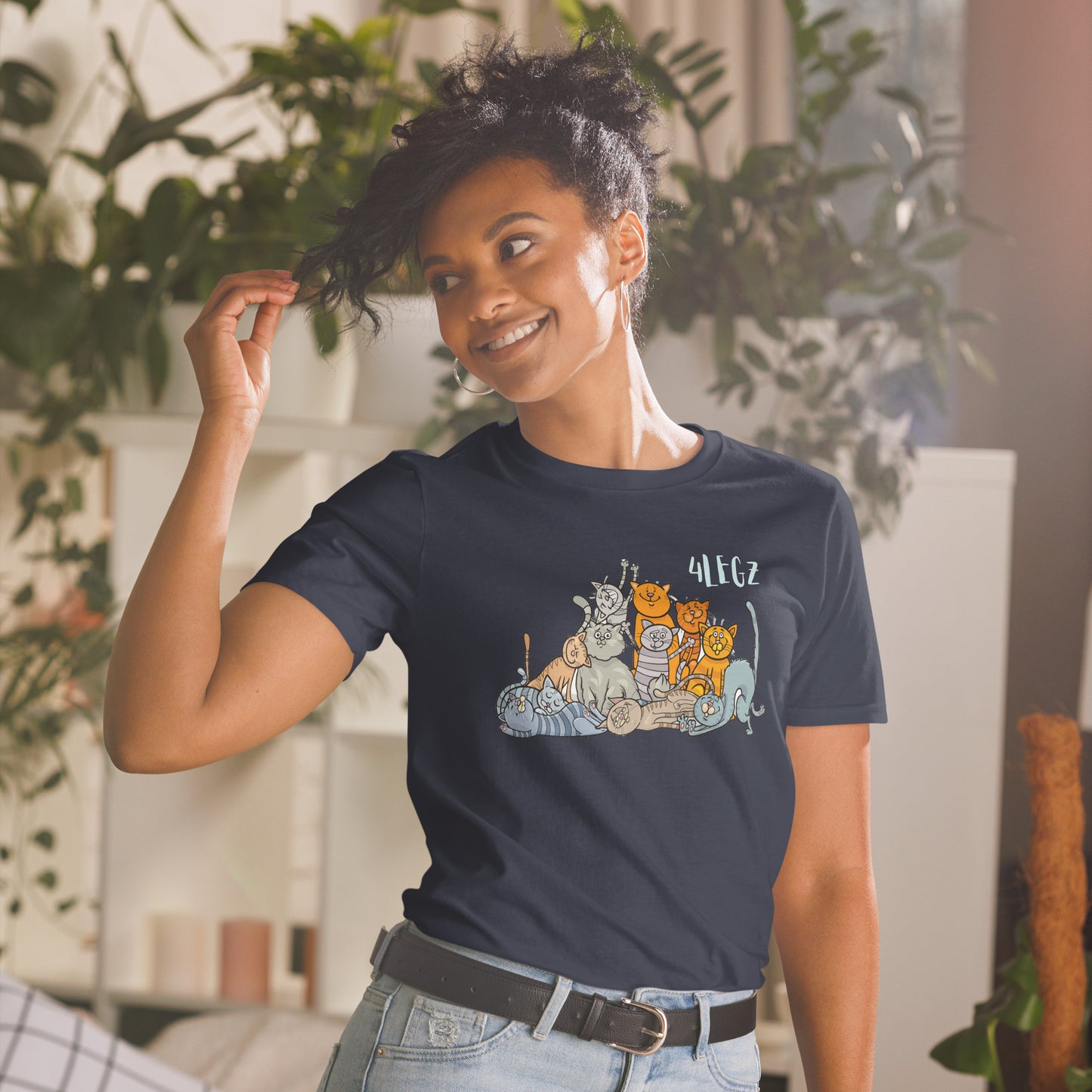 Cat Lady Short-Sleeve Unisex T-Shirt