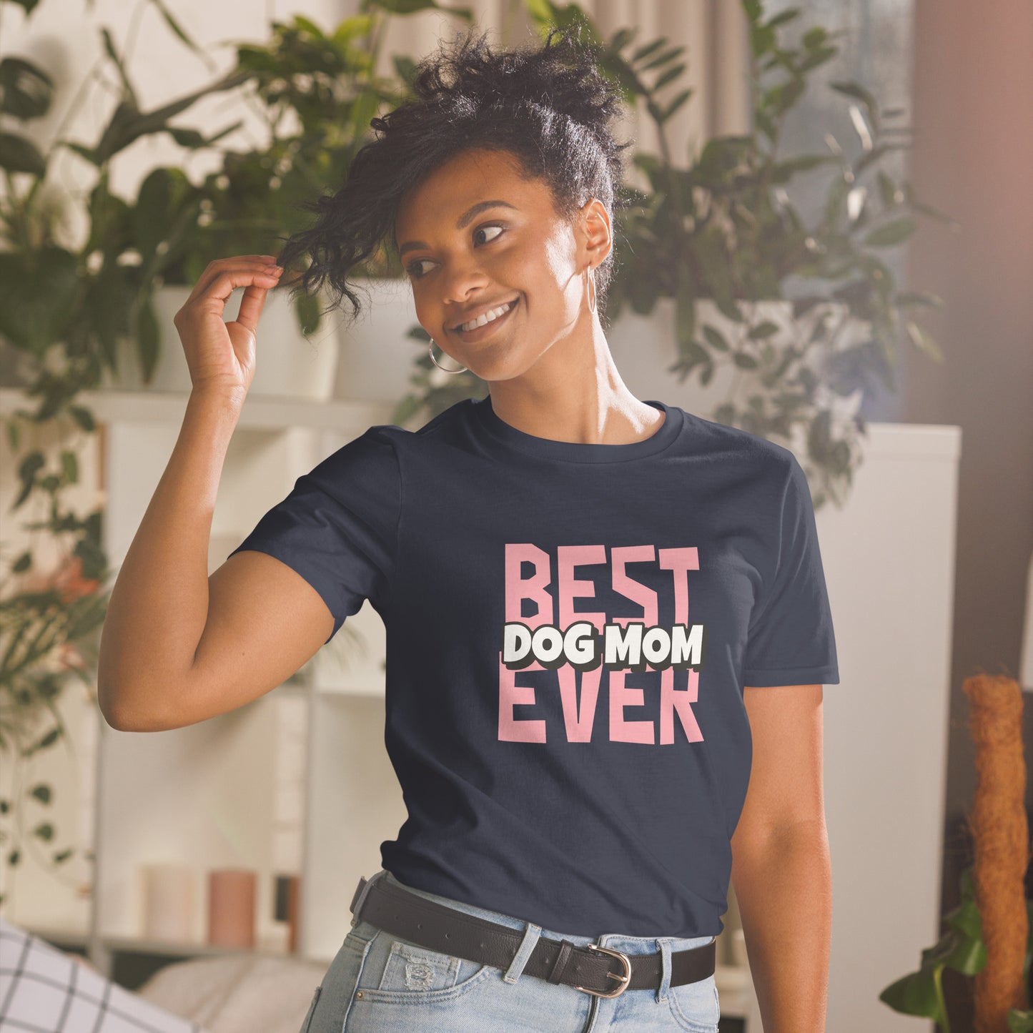 Best Dog Mom Ever Short-Sleeve Unisex T-Shirt