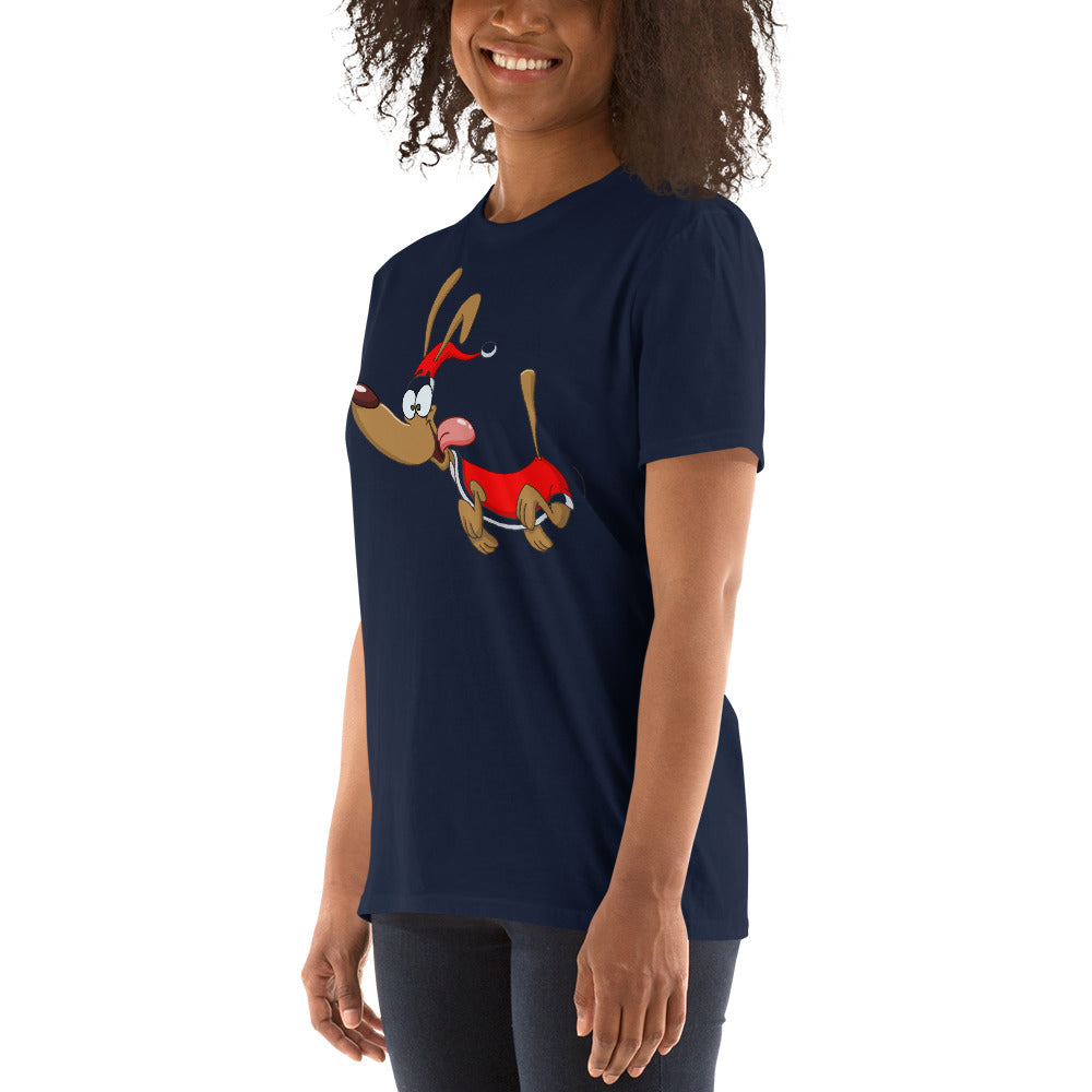 Santa Pup Short-Sleeve Unisex T-Shirt