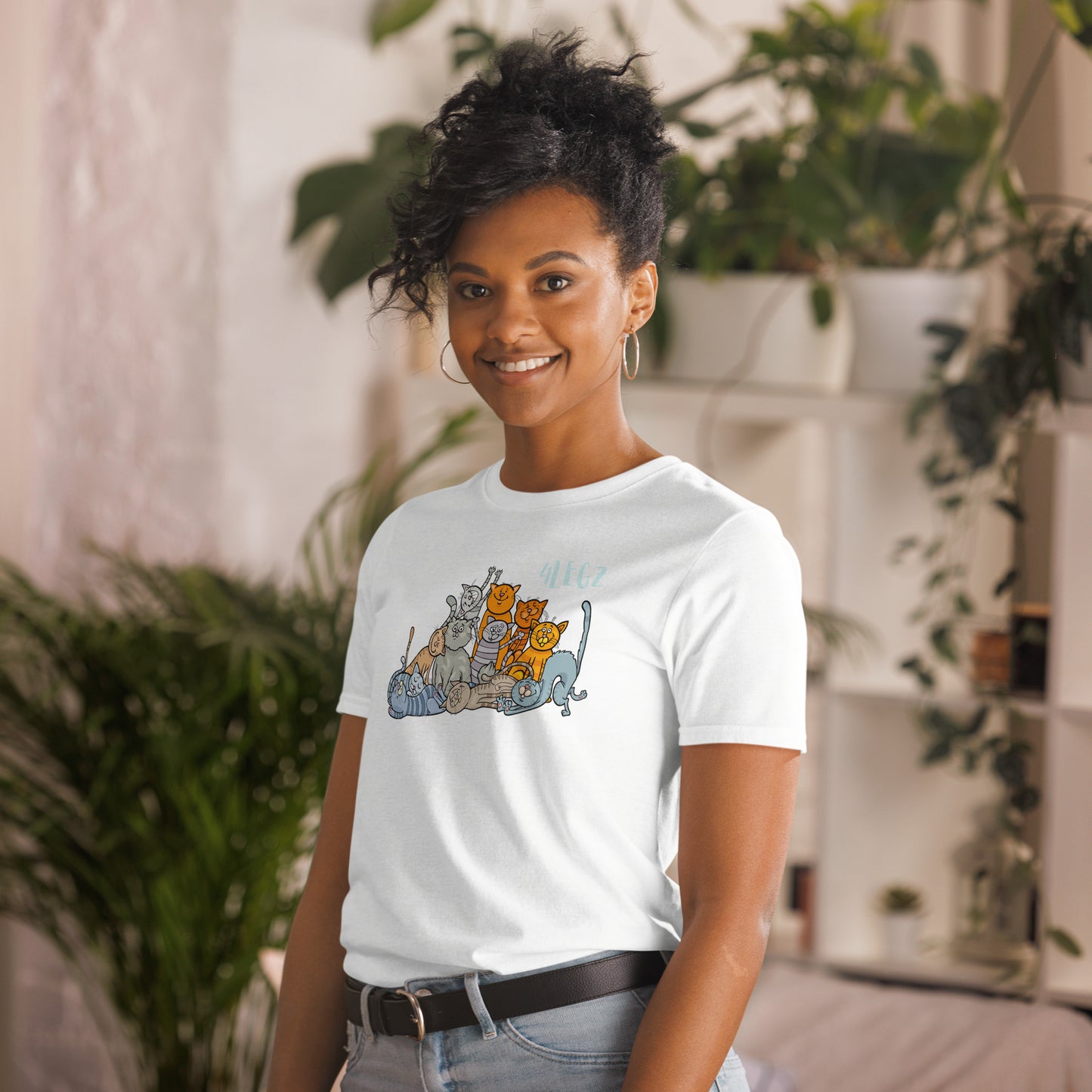 Cat Lady Short-Sleeve Unisex T-Shirt