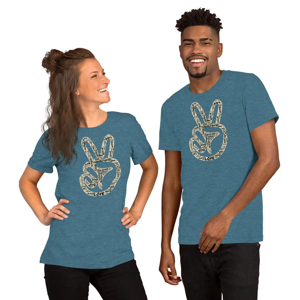 Peace Dog T-shirt for Unisex Comfort and Style - 4Legz