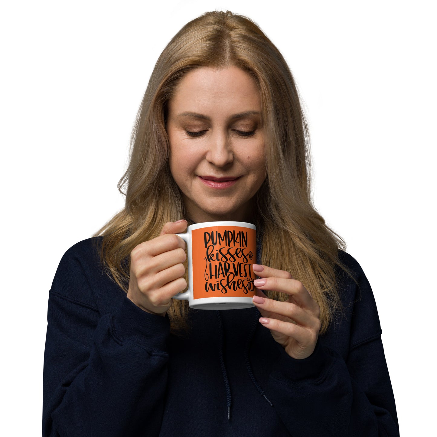 Pumpkin Orange glossy mug