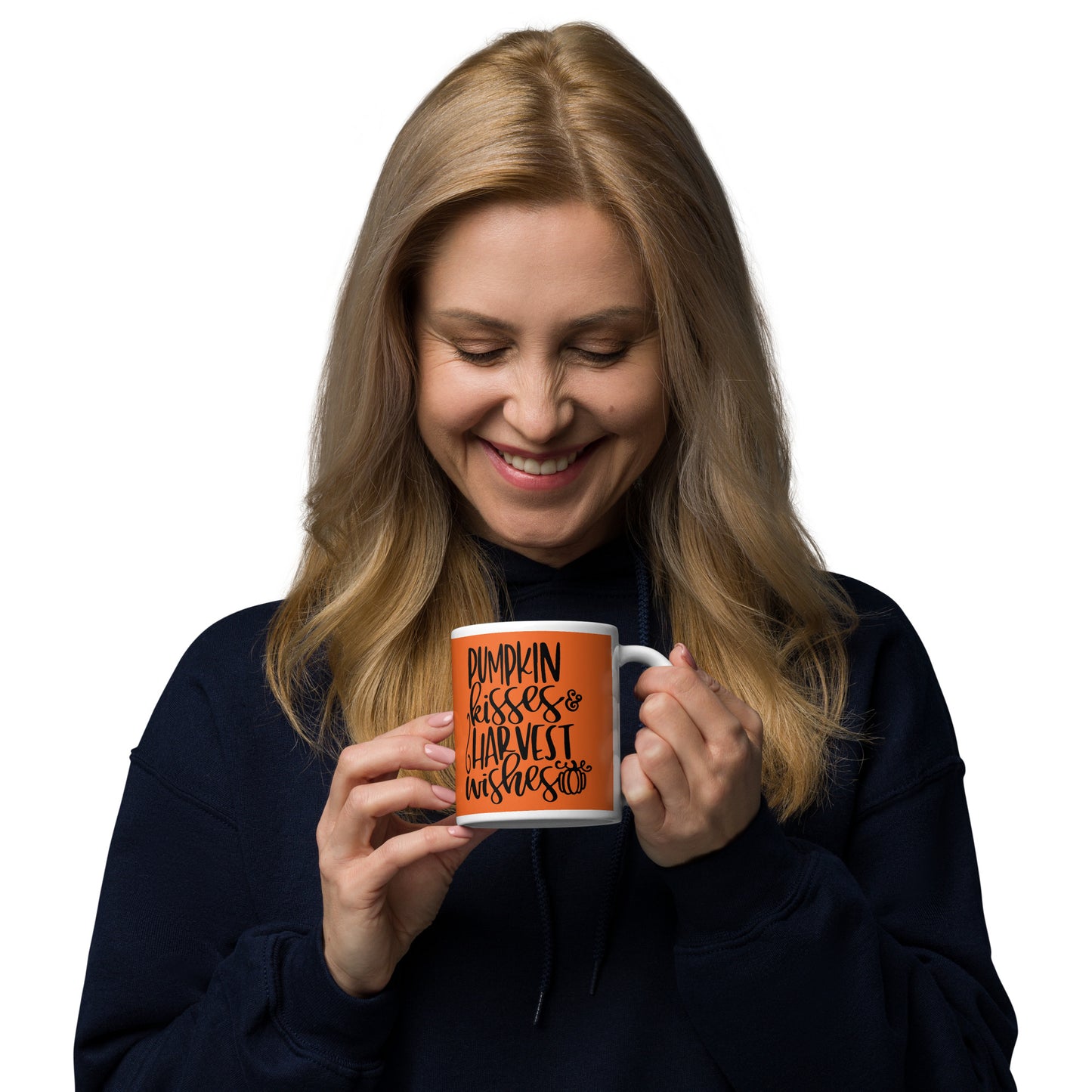 Pumpkin Orange glossy mug