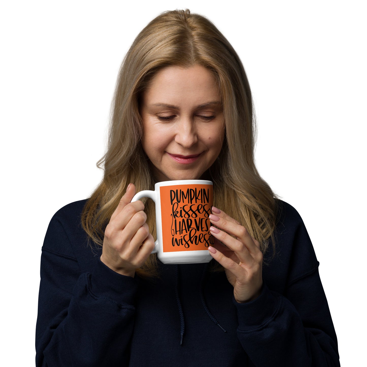 Pumpkin Orange glossy mug