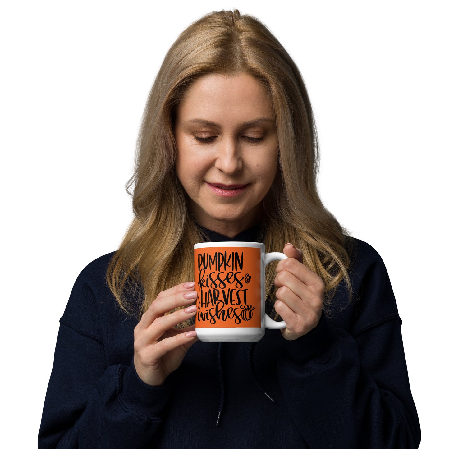 Pumpkin Orange glossy mug