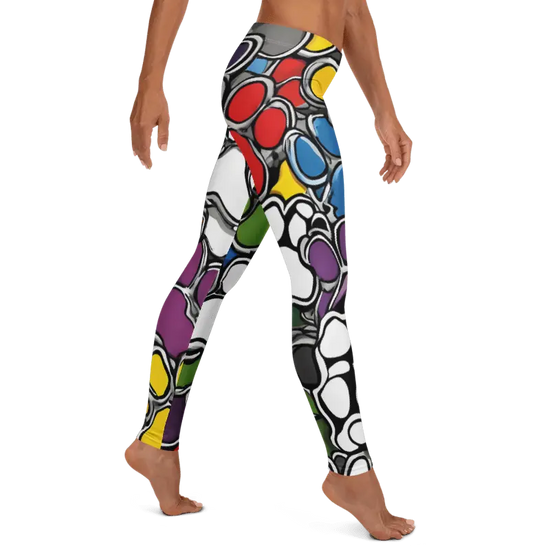 Paws Bursting in Colors Leggings - 4Legz