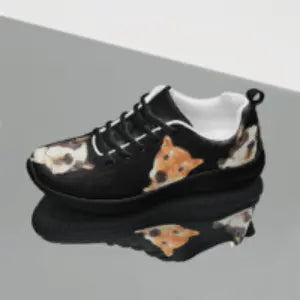 Cute Dogs Black Women’s athletic shoes - 4Legz