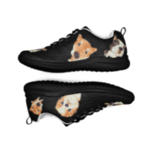 Cute Dogs Black Women’s athletic shoes