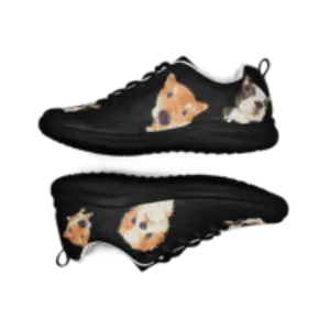 Cute Dogs Black Women’s athletic shoes - 4Legz