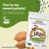 Sweet Potato Dog Treats - Healthy and Delicious Canine Snack - 4Legz