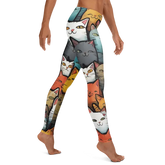 Colorful Cats Leggings - 4Legz