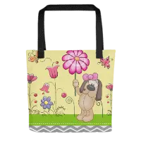 Doggy loves Flowers Tote bag - 4Legz