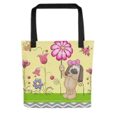 Doggy loves Flowers Tote bag - 4Legz