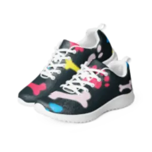 Colorful Paws and Bones Women’s athletic shoes - 4Legz