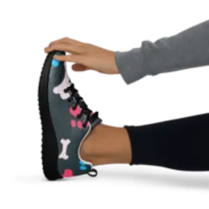 Colorful Paws and Bones Women’s athletic shoes - 4Legz