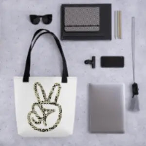 Peace Dog Tote bag - 4Legz