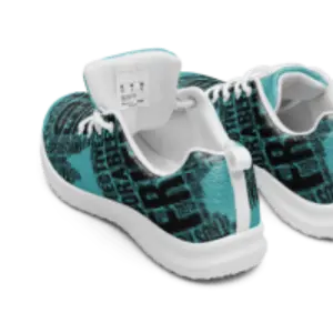 Dog Words Teal Athletic Shoes for Women - Stylish and Comfy Workout Footwear - 4Legz