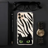 Black Cat Staredown Clear Case for iPhone® - 4Legz
