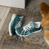 Dog Words Teal Athletic Shoes for Women - Stylish and Comfy Workout Footwear - 4Legz