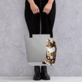 Cat Stand Alone Tote Bag - Stylish Cat Tote Bag for Everyday Use - 4Legz