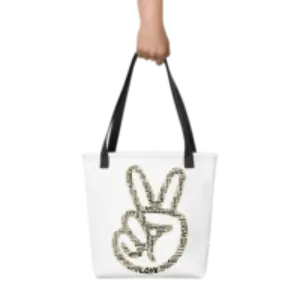 Peace Dog Tote bag - 4Legz