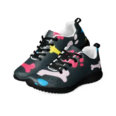 Colorful Paws and Bones Women’s athletic shoes - 4Legz