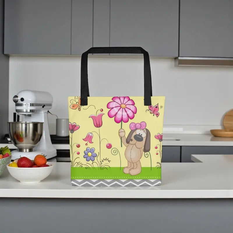 Doggy loves Flowers Tote bag - 4Legz