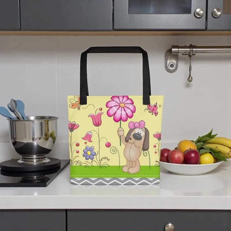 Doggy loves Flowers Tote bag - 4Legz