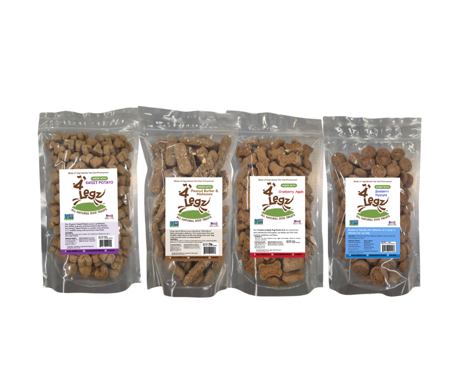 Doggy Box- with 4 pack of 1 lbs Bags Treats! - Want Monthly?