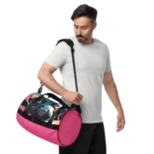 Black Lab Dog All-over print gym bag for both men and women - 4Legz