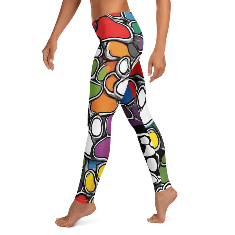 Paws Bursting in Colors Leggings - 4Legz