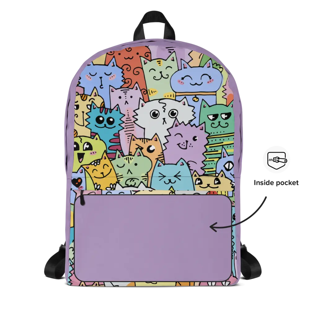 Colorful Cats Backpack - 4Legz