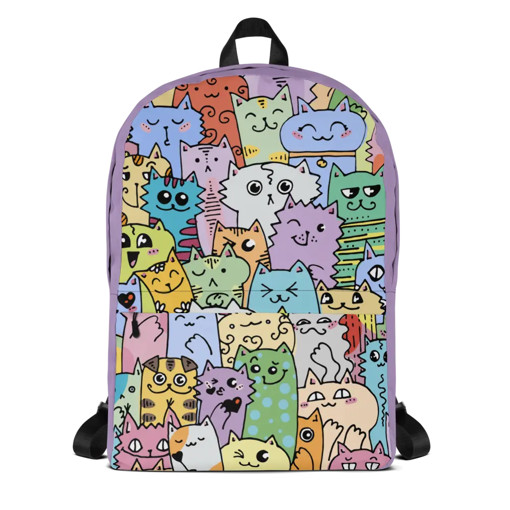 Colorful Cats Backpack - 4Legz