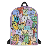 Colorful Cats Backpack - 4Legz