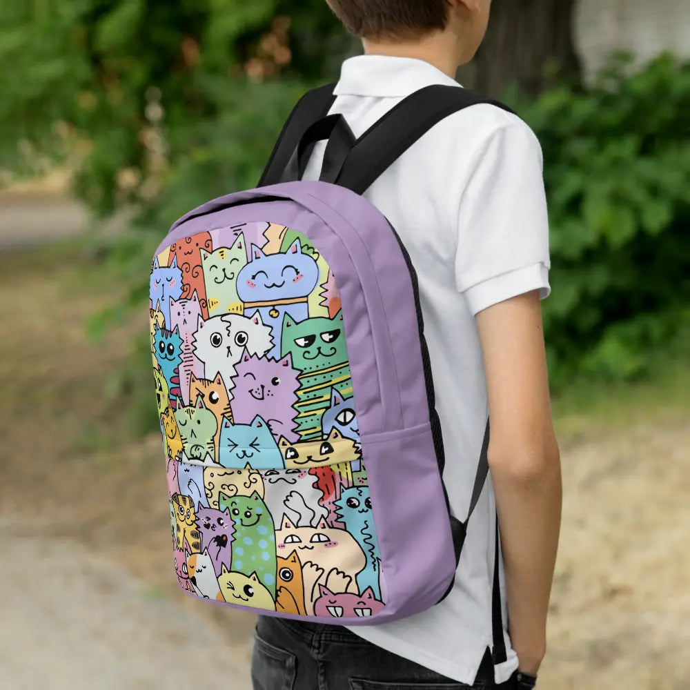 Colorful Cats Backpack - 4Legz