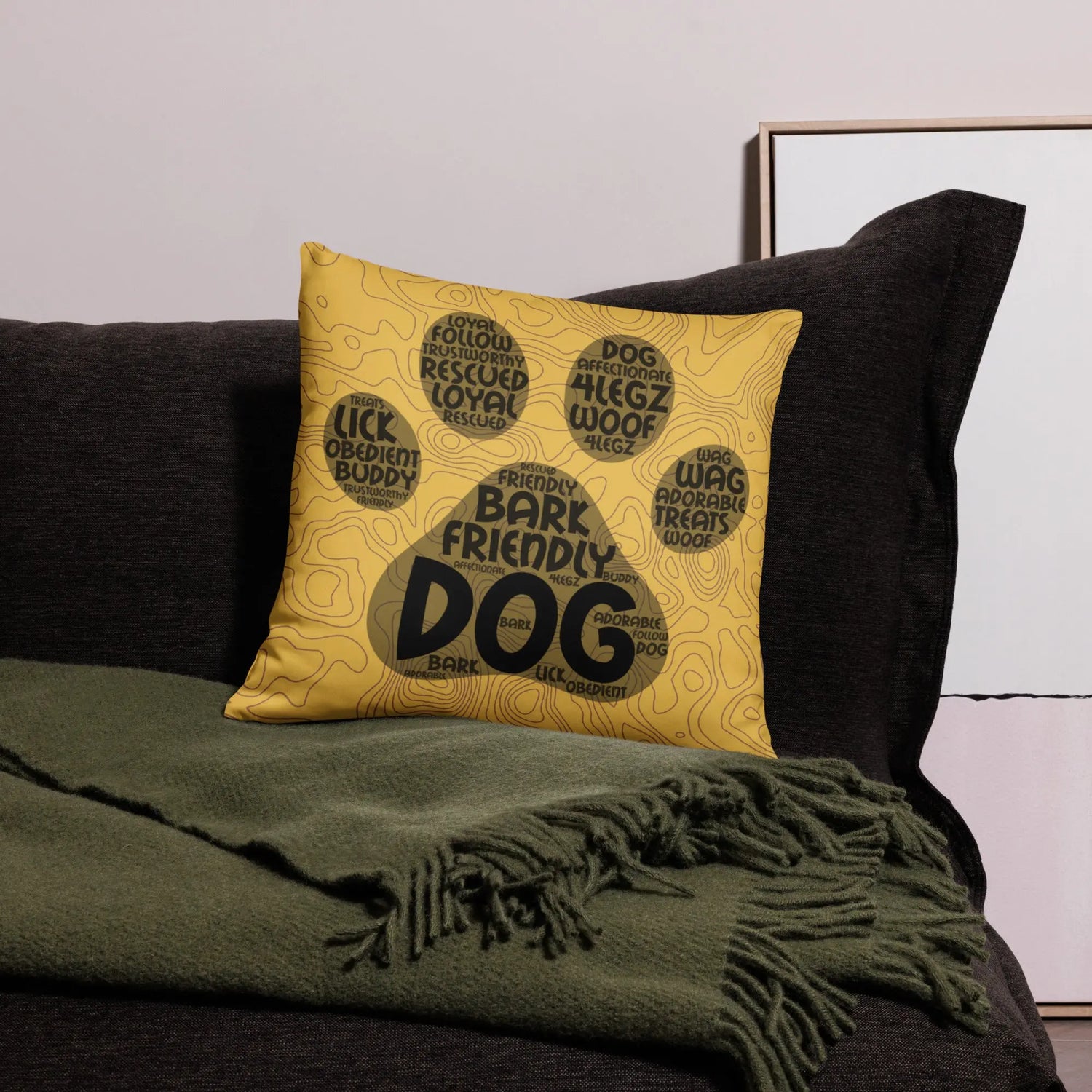 Friendly Paw Basic Pillow - 4Legz