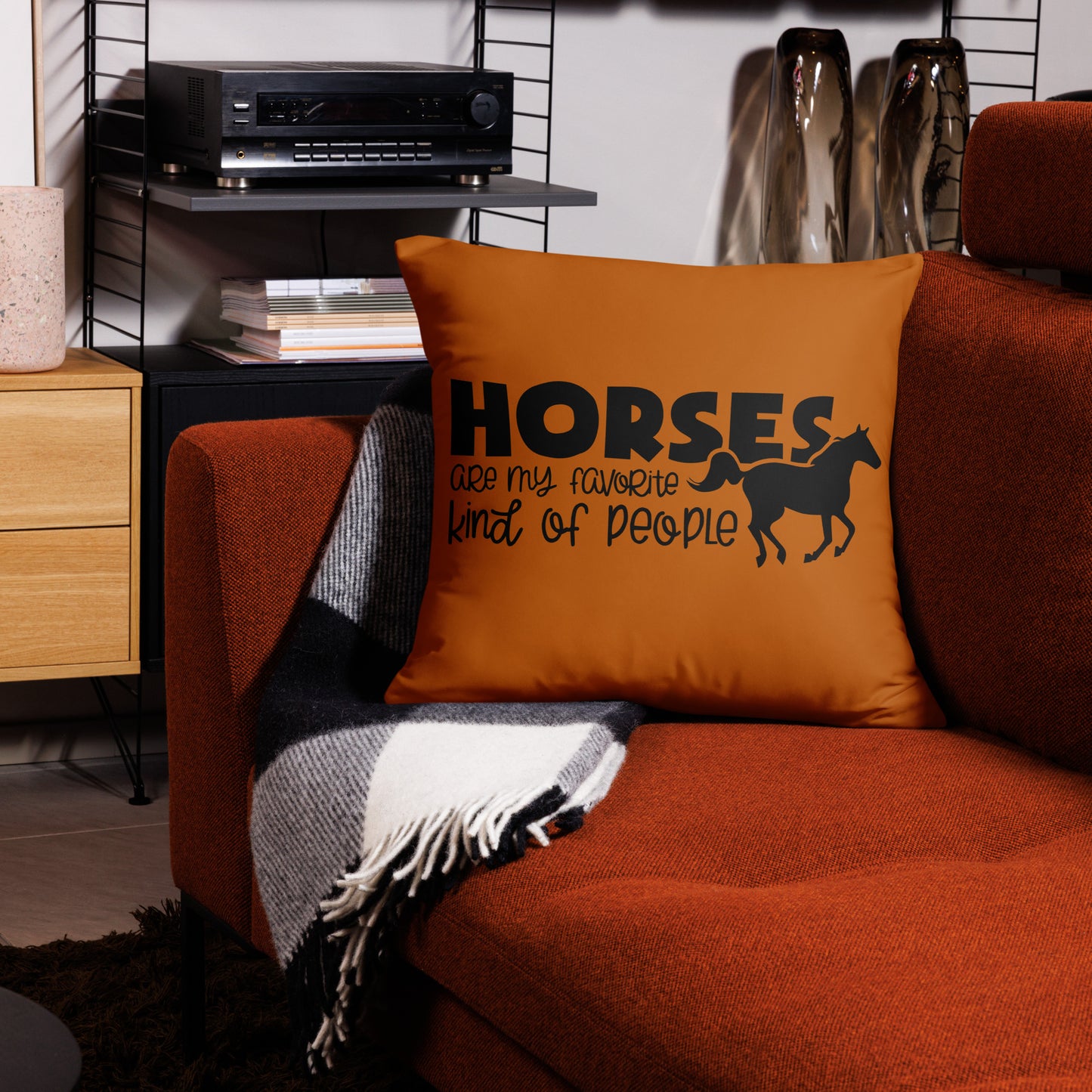 Horse Person Basic Pillow