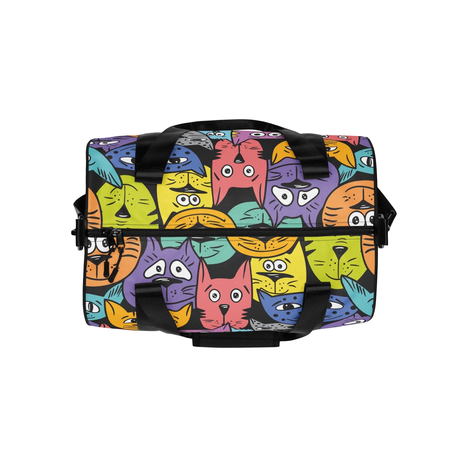 Colorful Cats All-over print gym bag - 4Legz