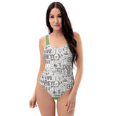 Pets All Over One-Piece Swimsuit - Fun and Stylish Pets Swimsuit for Pet Lovers - 4Legz