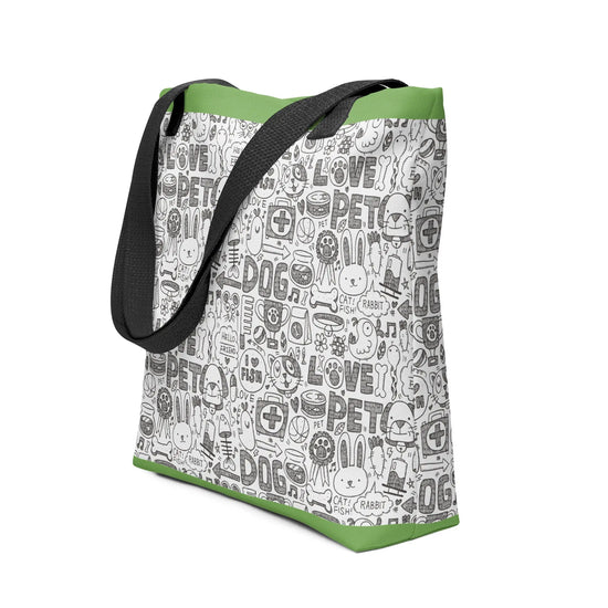 Pet All Over Tote Bag - Stylish and Functional Pet Tote Bag for Every Adventure - 4Legz