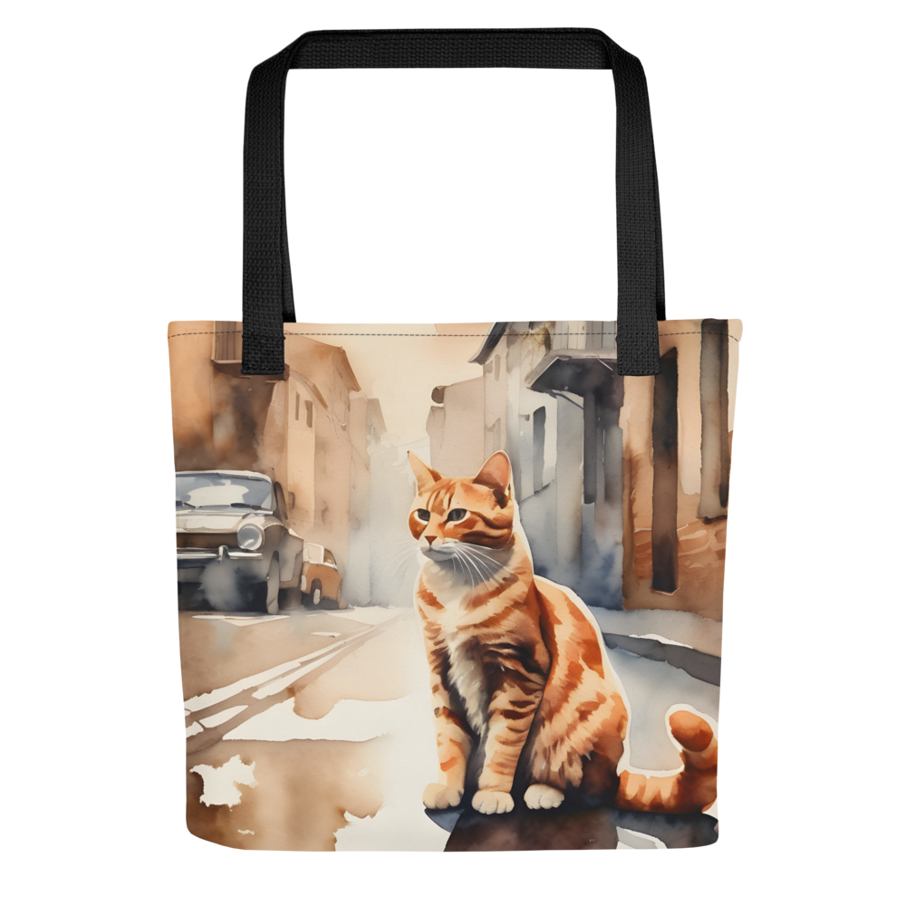 Kitty Cat in the City Tote bag