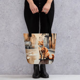Kitty Cat Tote Bag for Stylish Urban Adventures - 4Legz