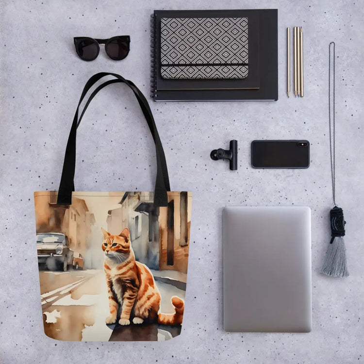 Kitty Cat Tote Bag for Stylish Urban Adventures - 4Legz