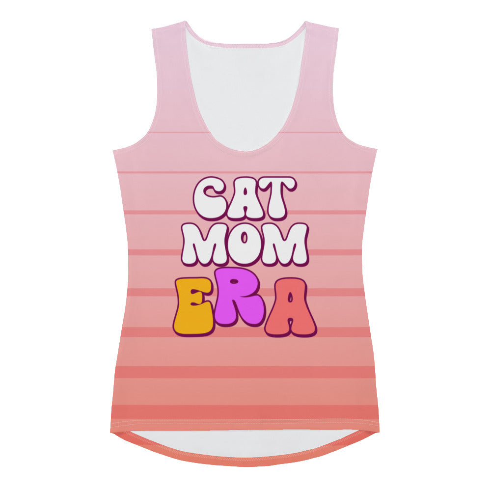 Cat Mom Era Sublimation Cut & Sew Tank Top