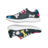 Colorful Paws and Bones Women’s athletic shoes - 4Legz