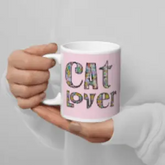 Cat Lover White glossy mug - 4Legz