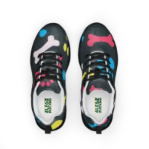Colorful Paws and Bones Women’s athletic shoes - 4Legz